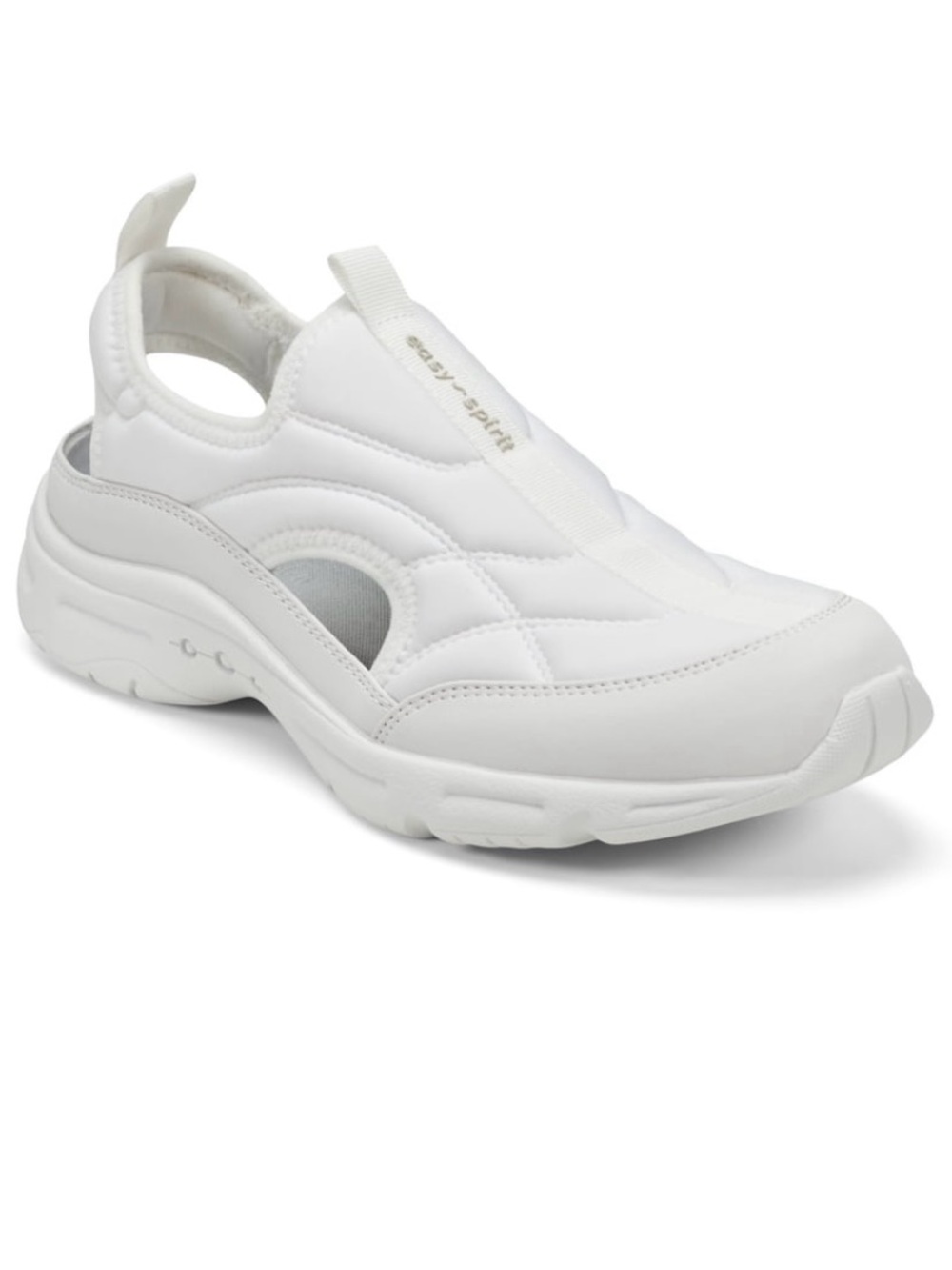 Easy Spirit BRAYER Women’s White Slip-On Closed Toe Sport Sandals 7.5 New Sport